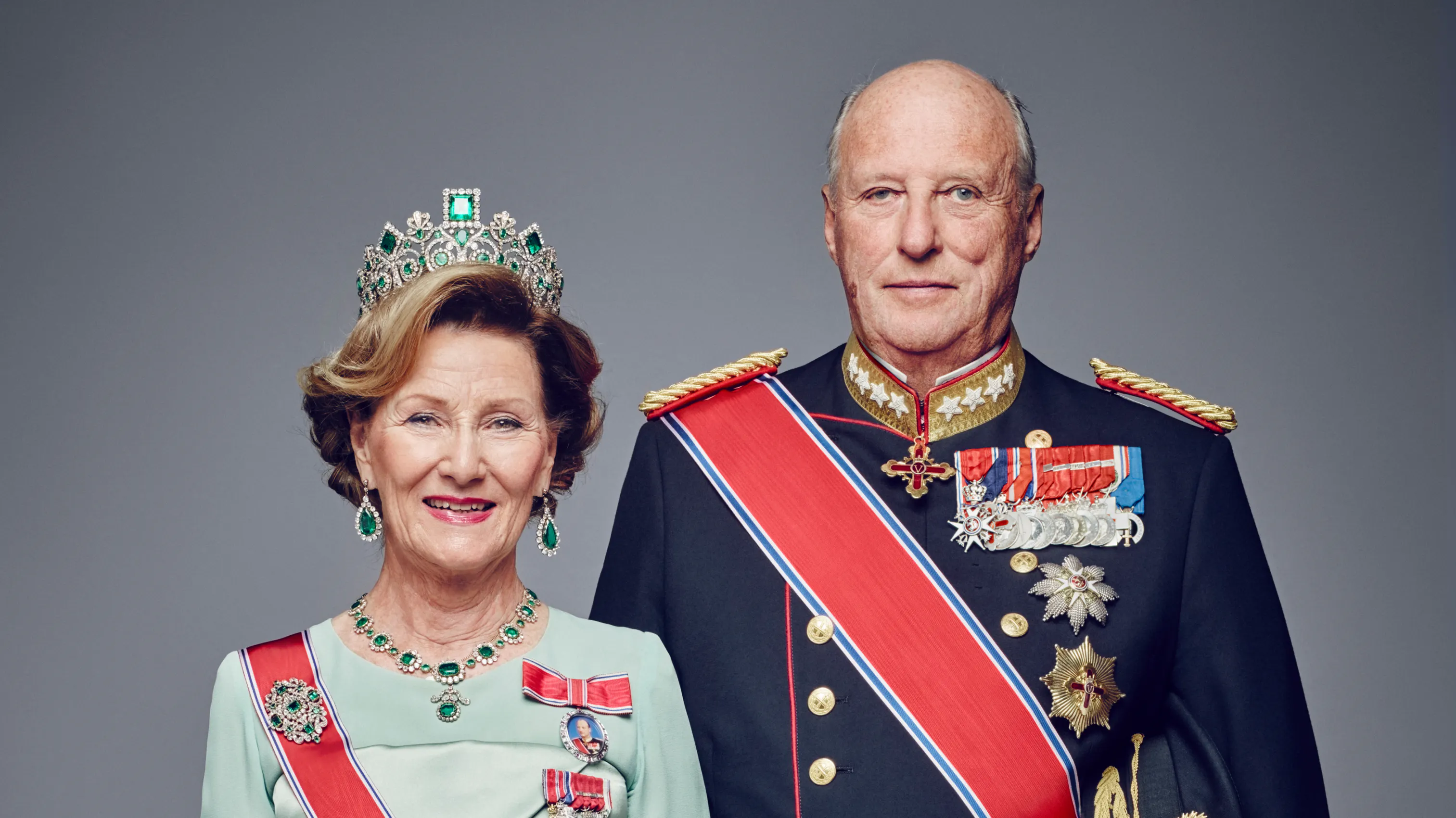 Kong Harald og dronning Sonja.