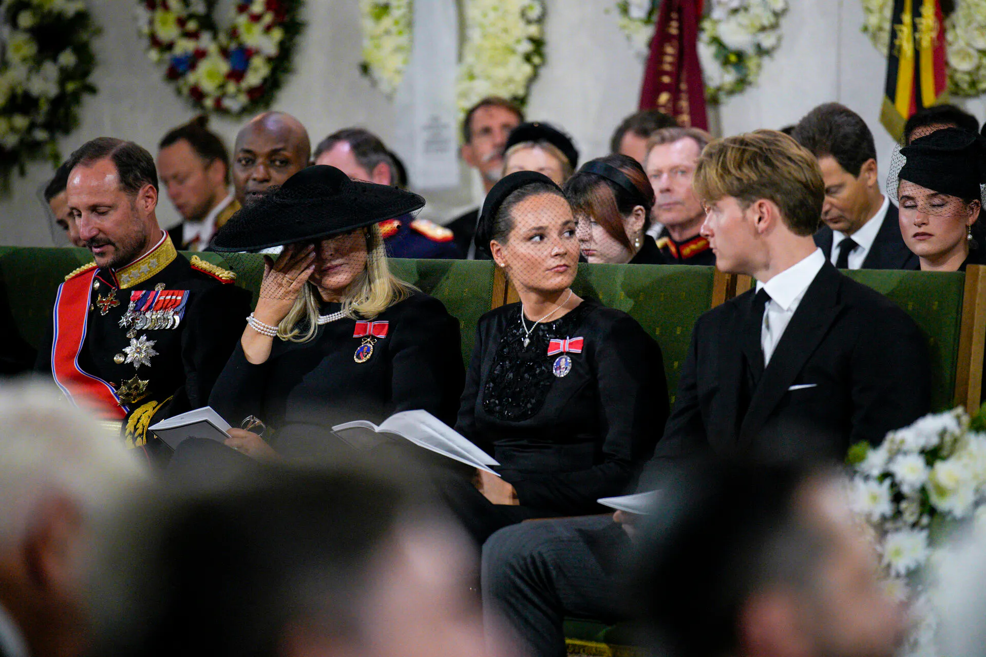 Dronning Mette-Marit havde familien ved sin side.
