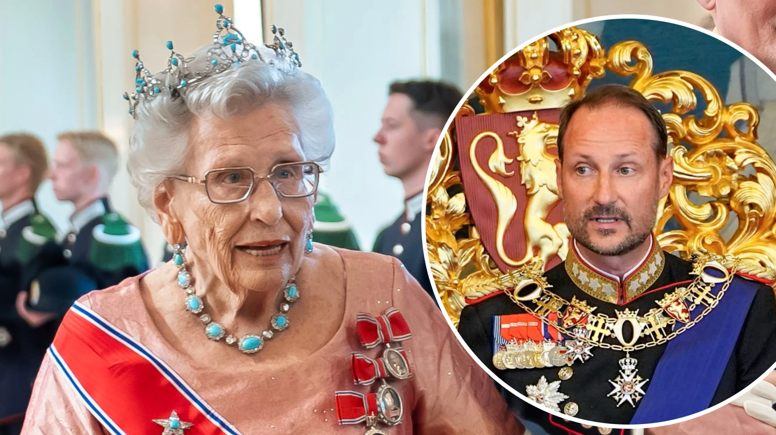 Prinsesse Astrid og kong Haakon.