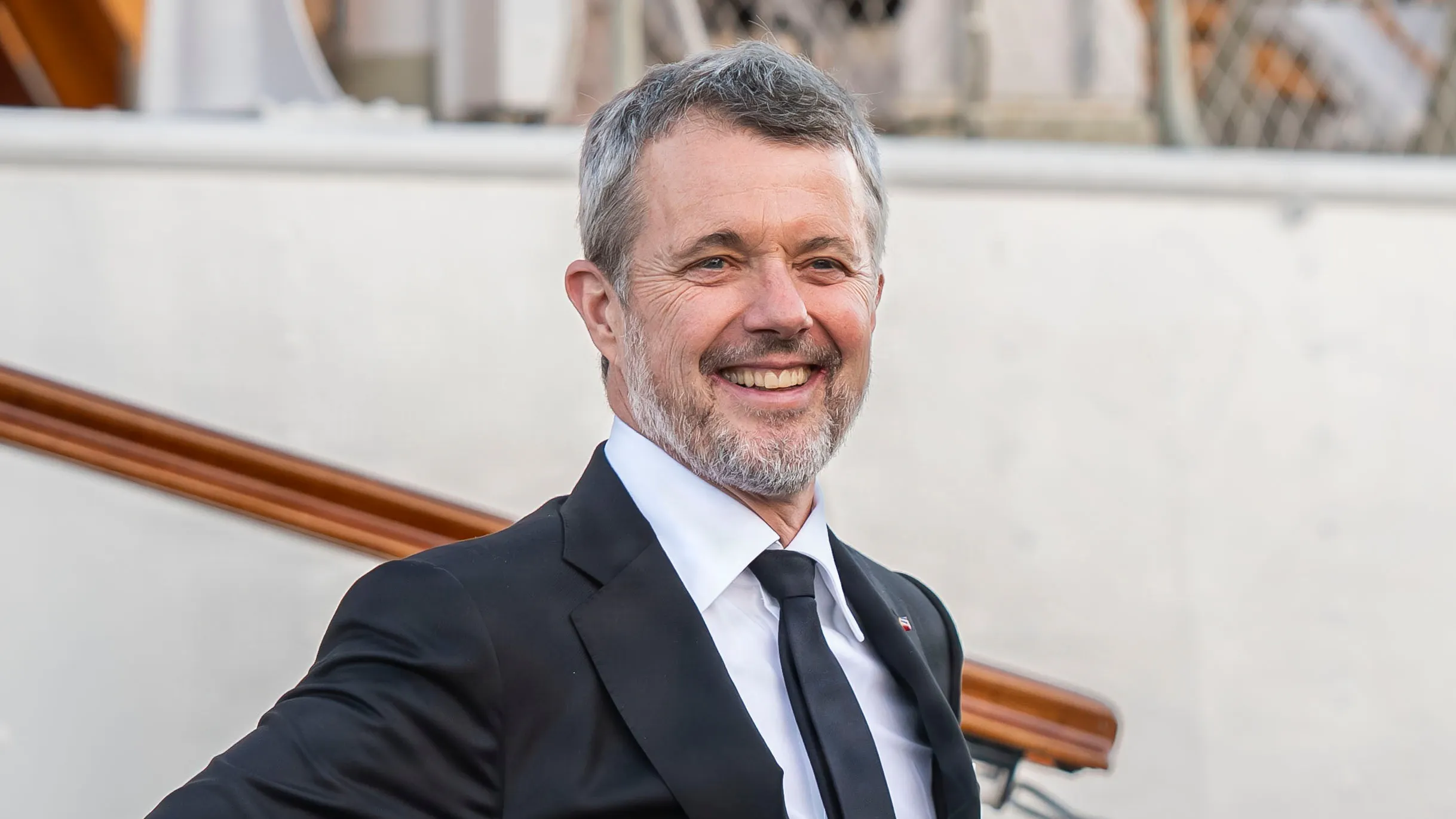 Kong Frederik var fredag en tur i Jylland. 