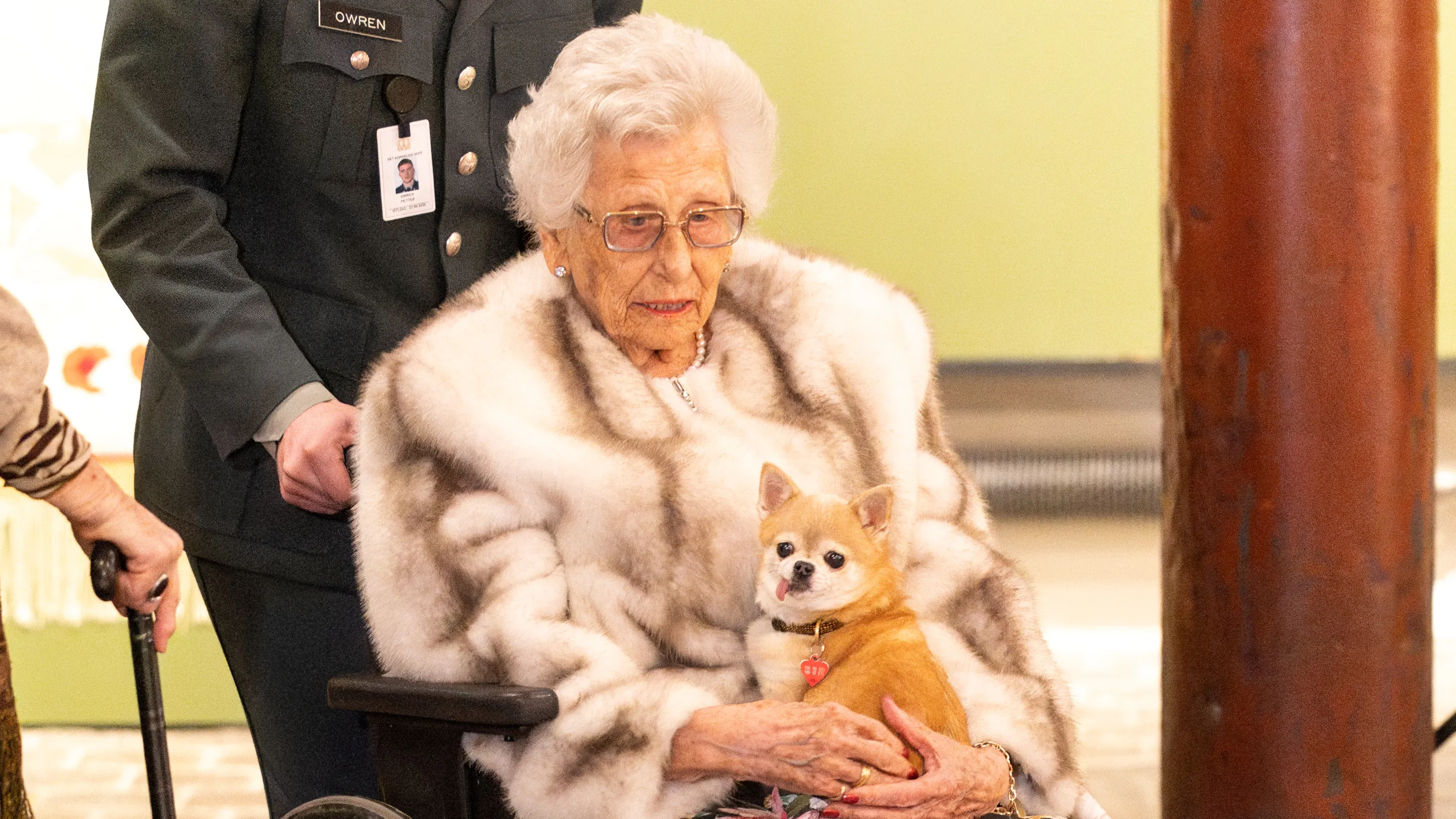 Chihuahuaen Wilma var prinsesse Astrids tro følgesvend. 