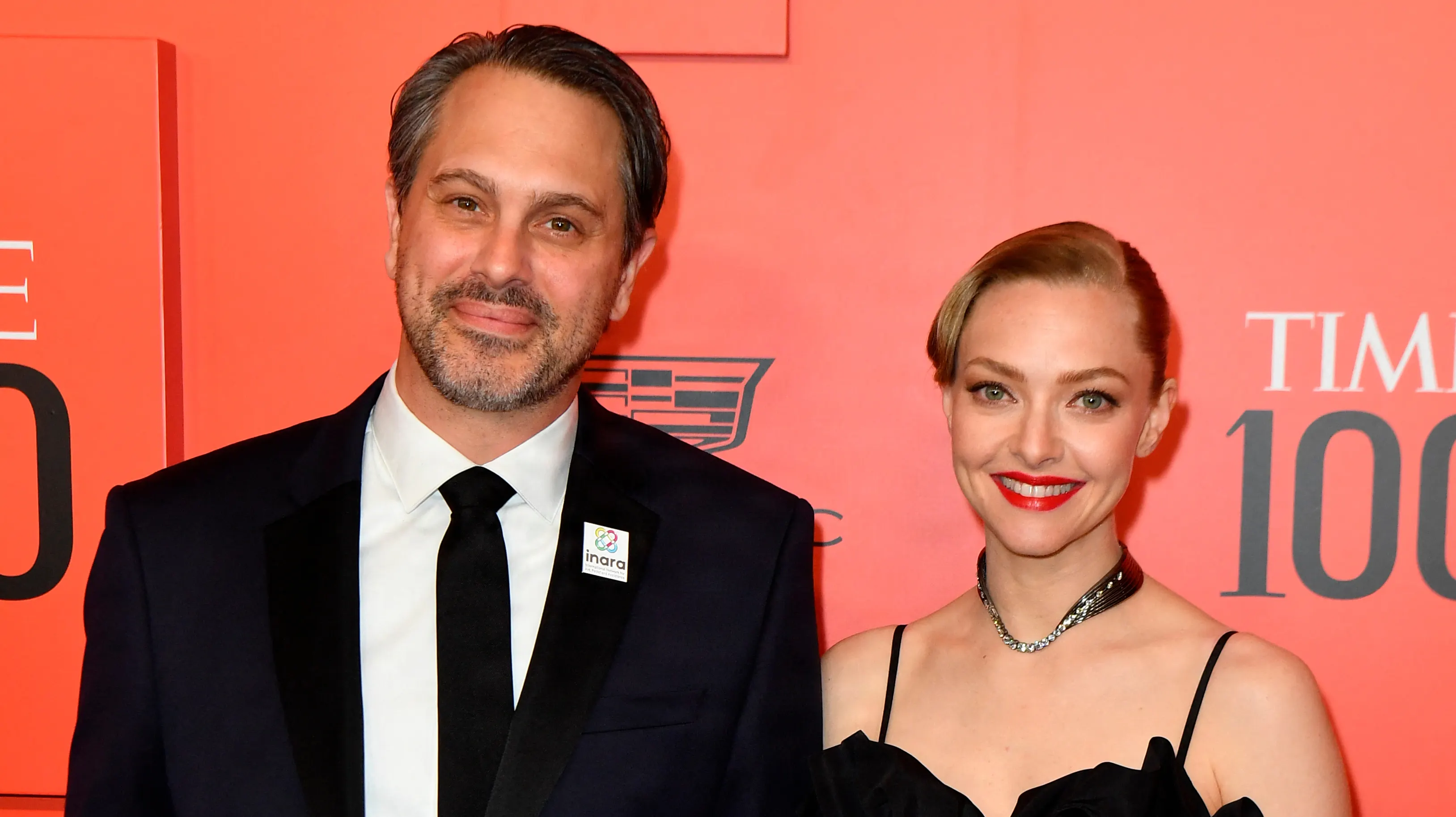 Thomas Sadoski og Amanda Seyfried i 2022.