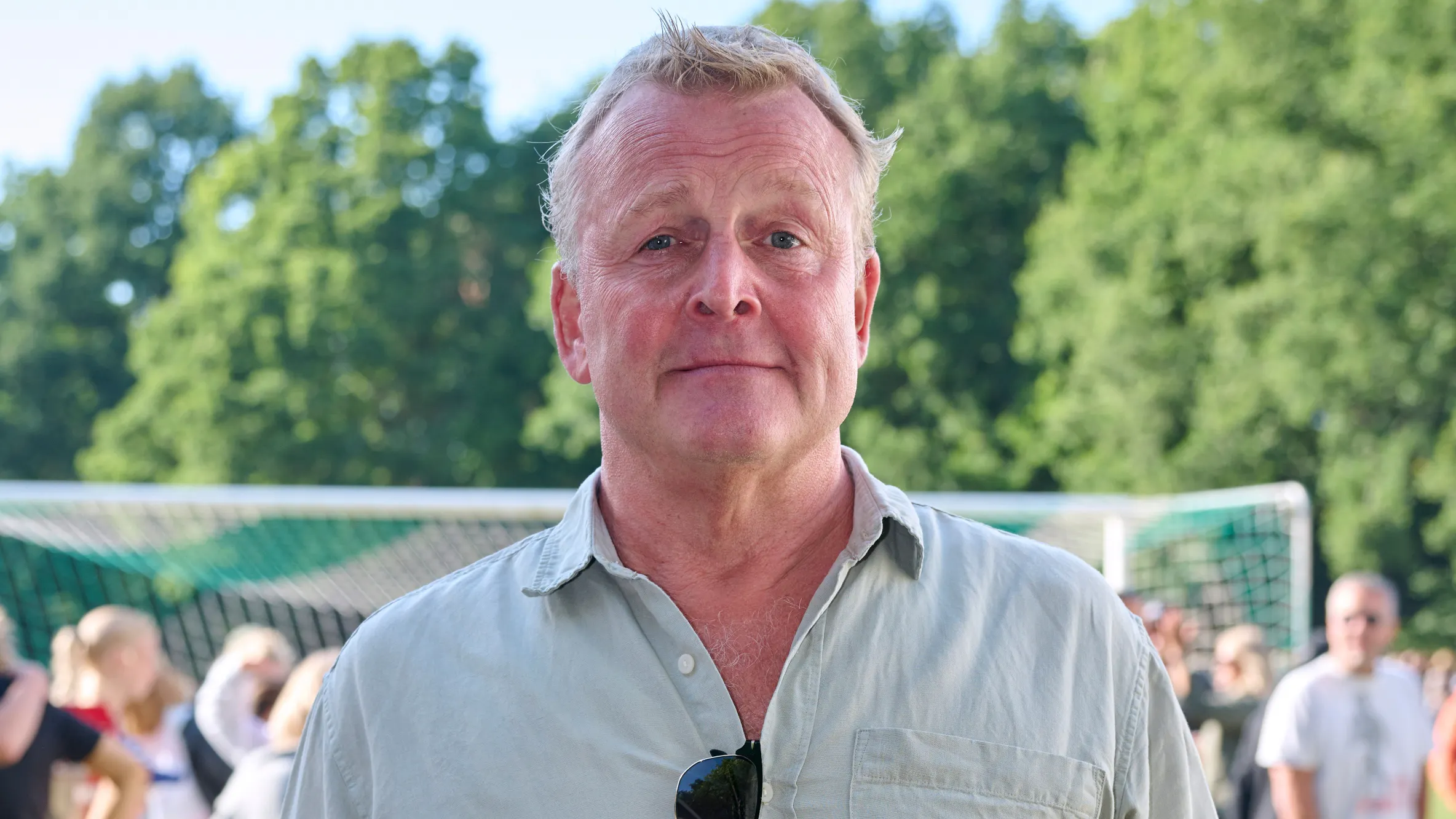 Tv-værten Jan Gintberg måtte på operationsbordet for nogle år siden. 