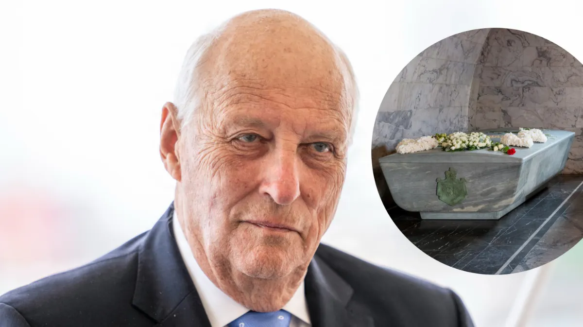 Kong Harald sarkofag har en særlig betydning.