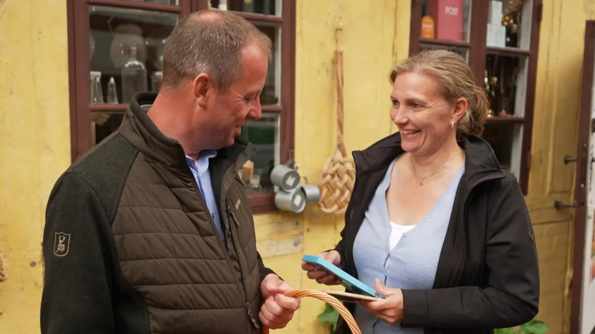 Rasmus Kjærgaard og Michelle Husum datede i "Landmand søger kærlighed".