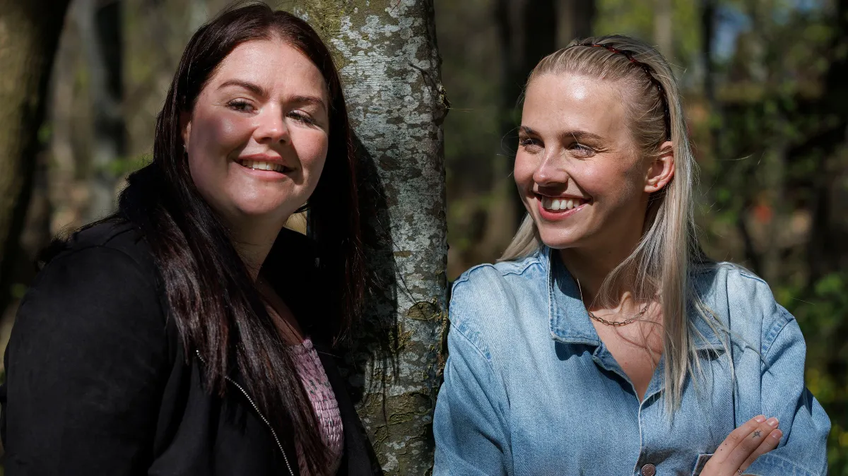 Sofie Martinusen med Maia, der var en af hovedpersonerne i årets sæson. 