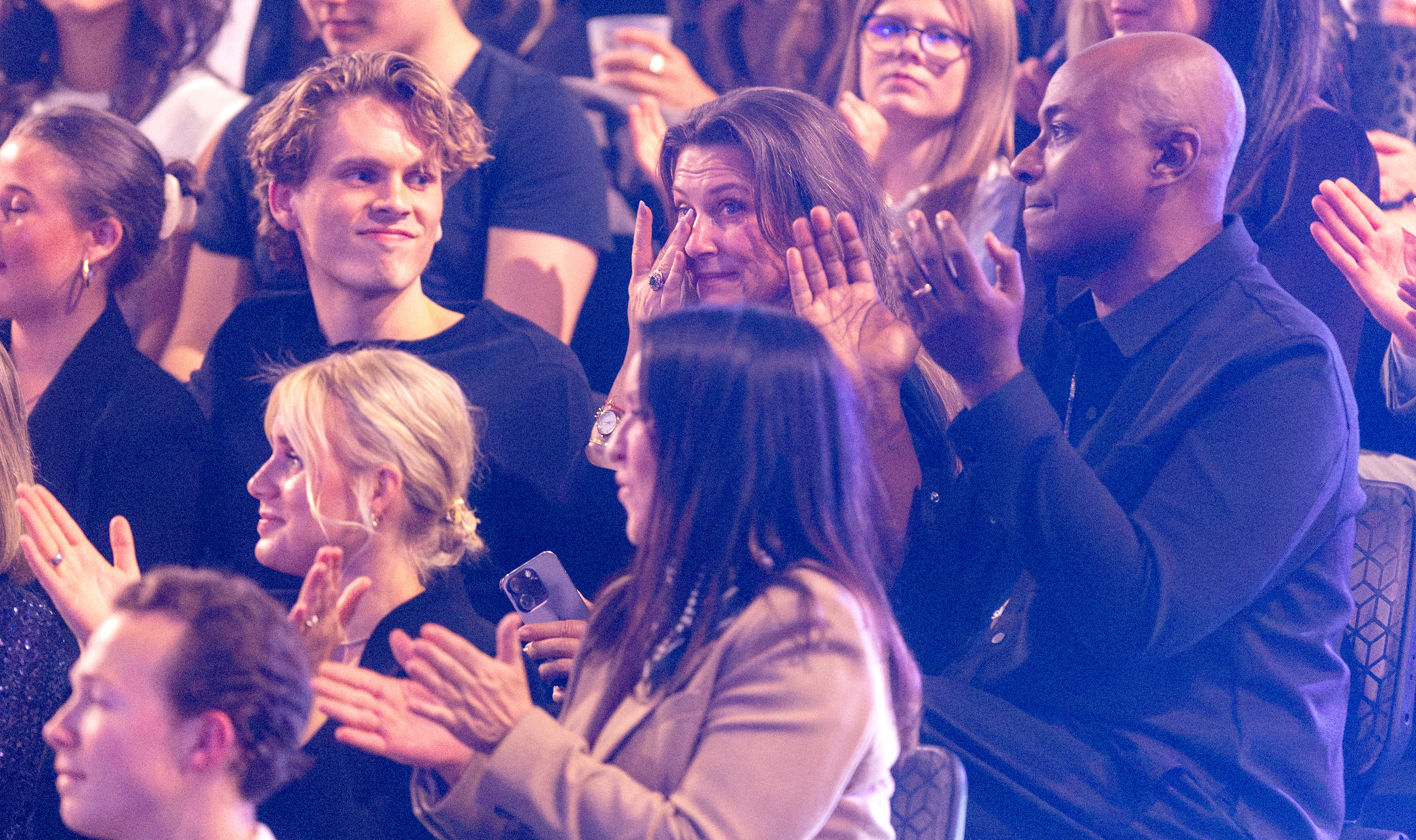 Prinsesse Märtha Louise og Durek Verrett i studiet til "Skal vi danse".