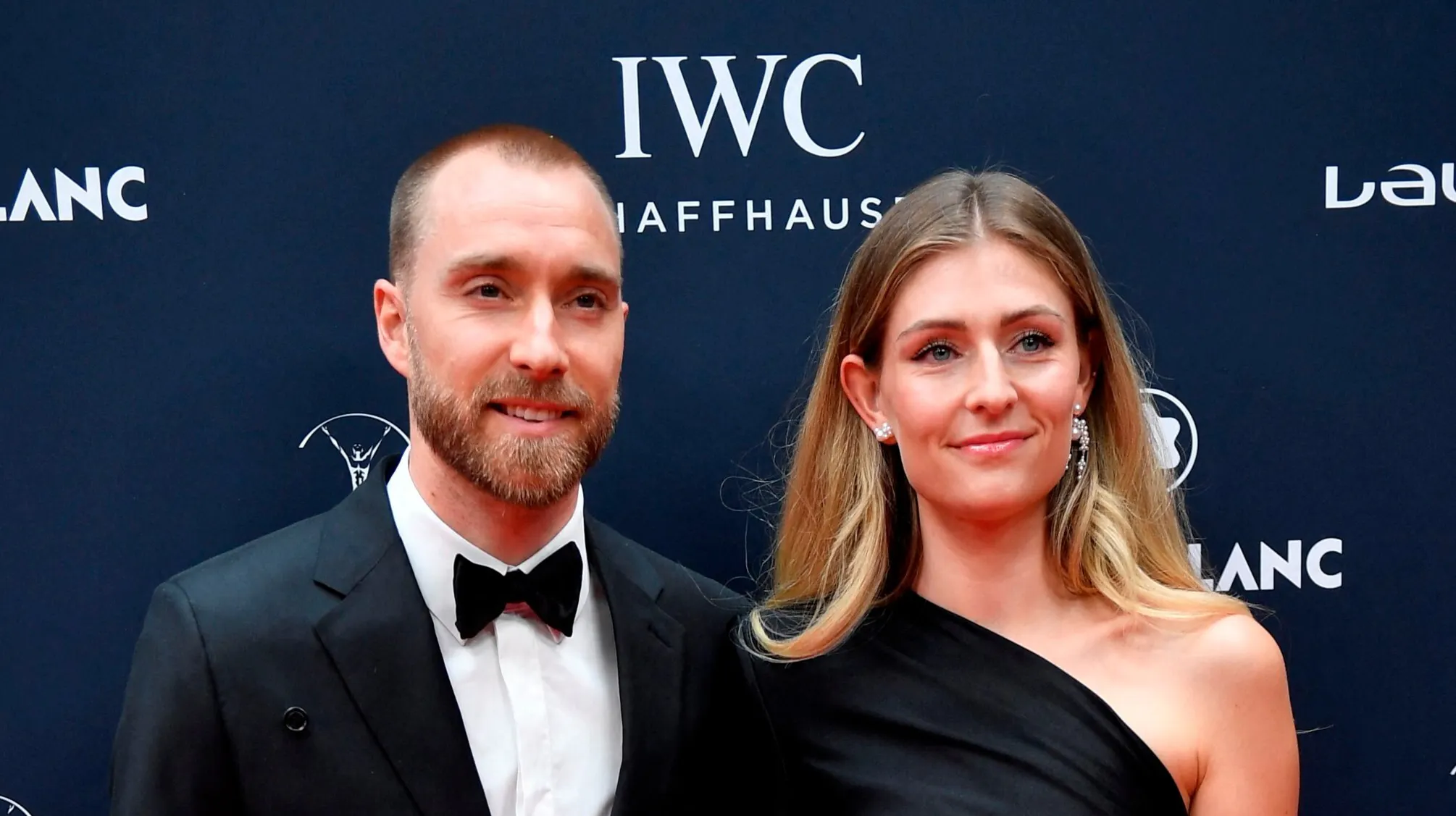 Christian Eriksen và vợ anh, Sabrina.