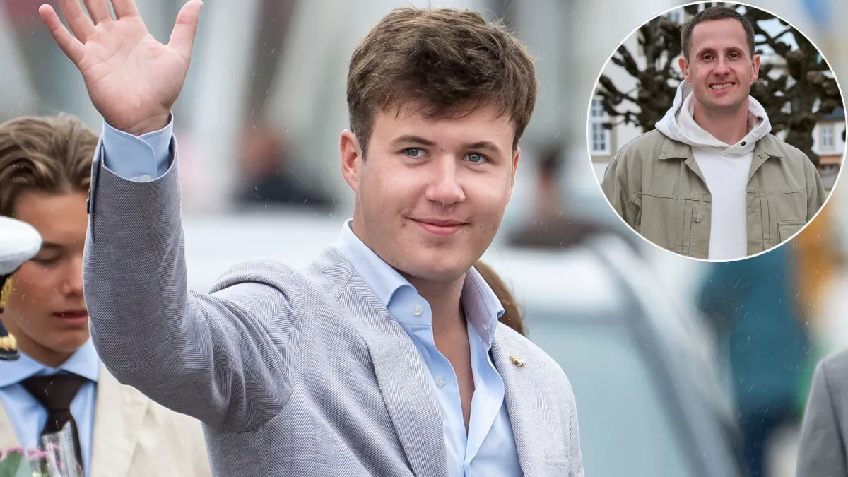 Kronprins Christian og Benjamin Hav