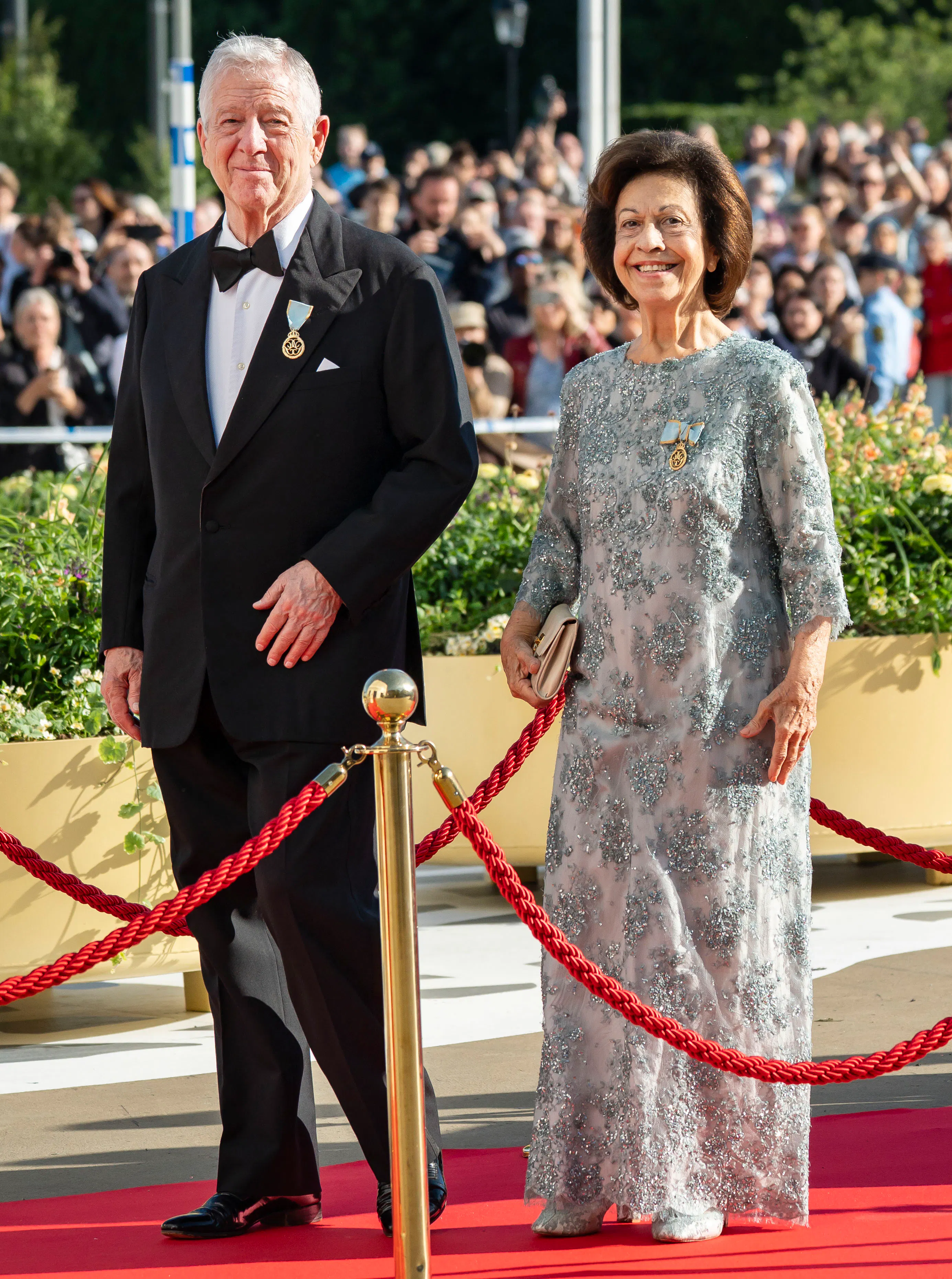 Kronprins Alexander og kronprinsesse Katherine til guldbryllup i Sverige. 