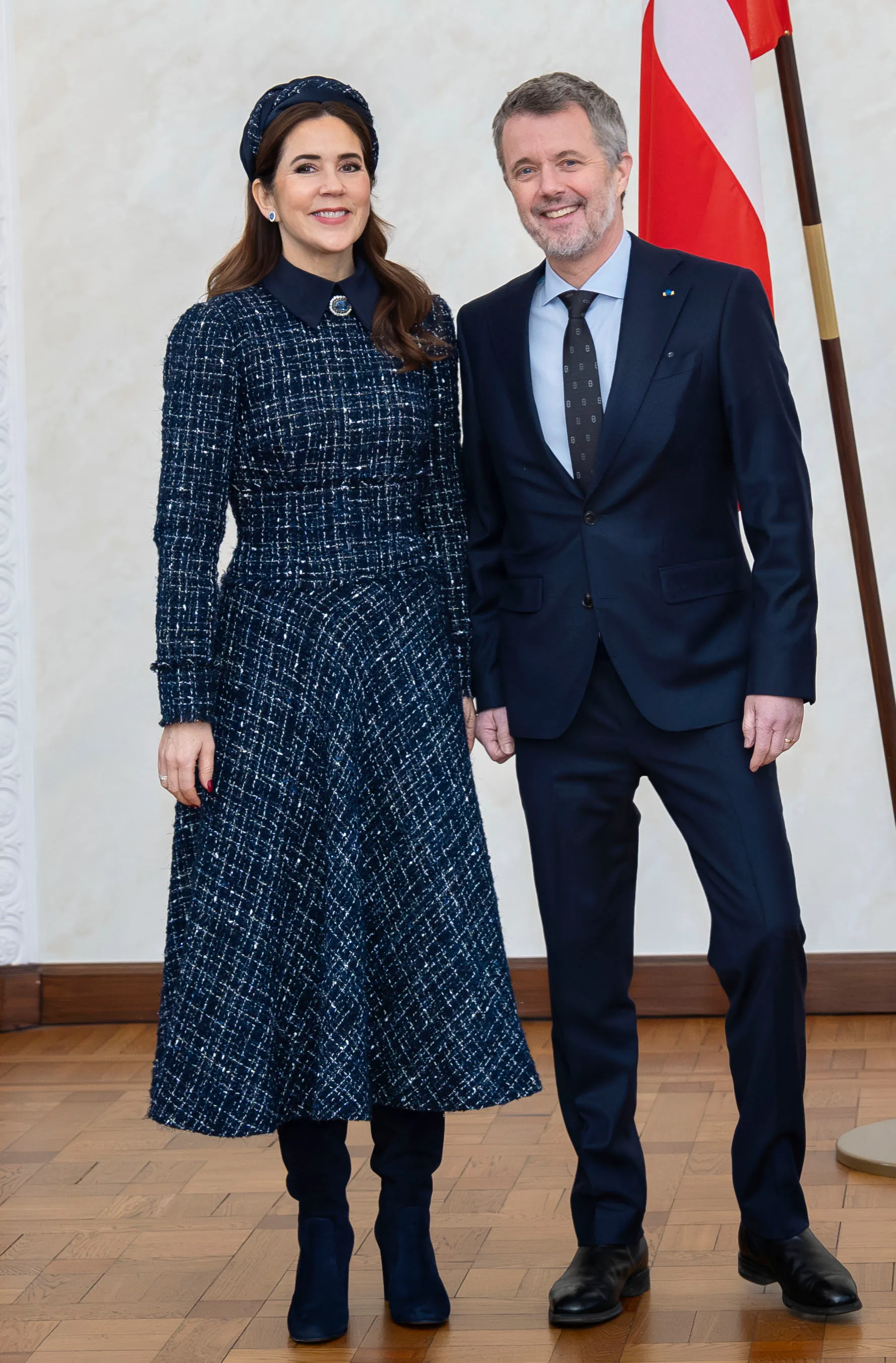 Kong Frederik og dronning Mary på statsbesøg i Estland tidligere i 2026.