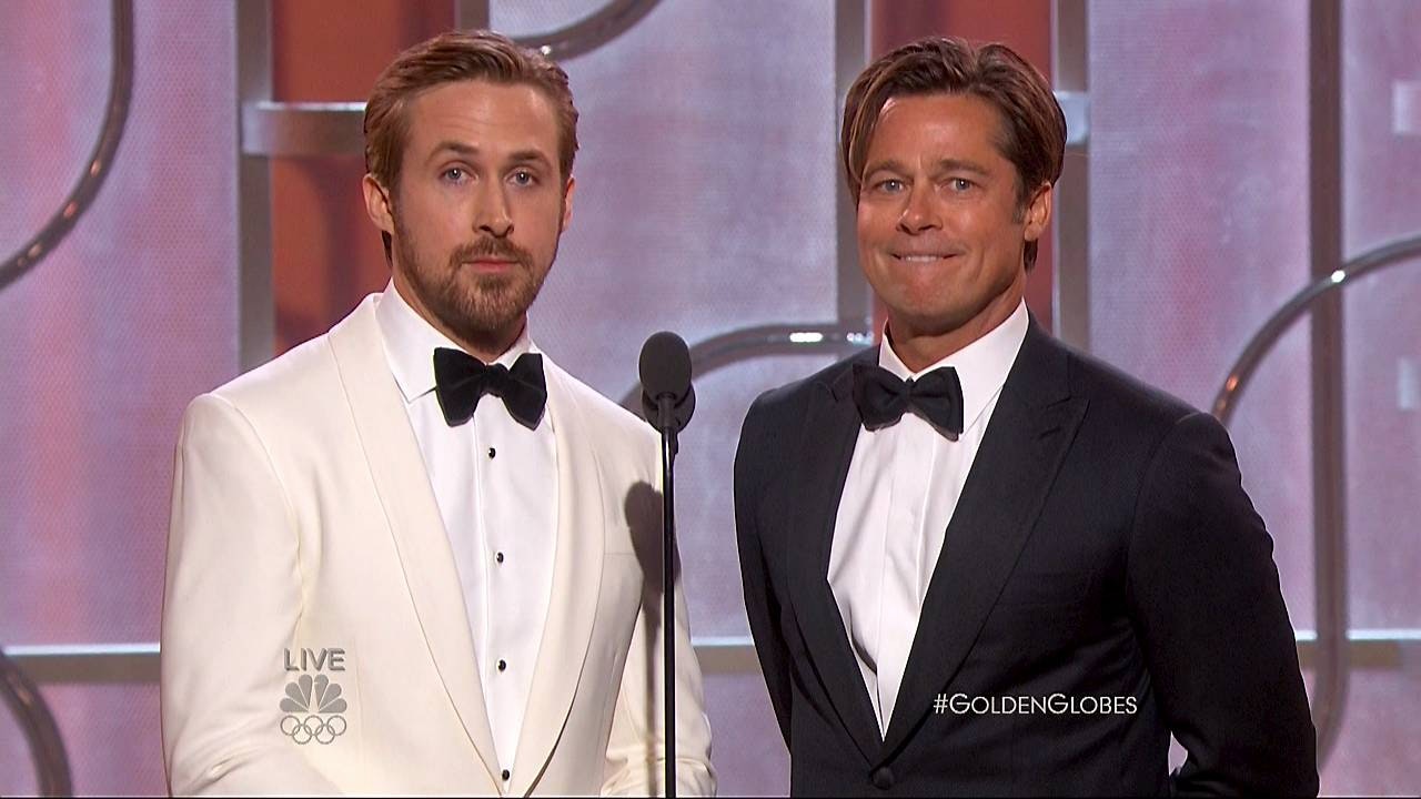 Brad Pitt og Ryan Gosling