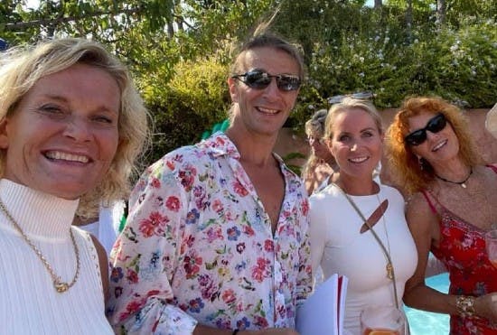 Charlotte Bøving, Jean-Gabriel Leynaud, Christina Bøving og Bettina Aller