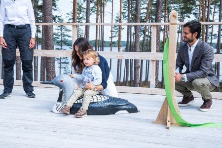 Prinsesse Sofia, prins Alexander og prins Carl Philip.