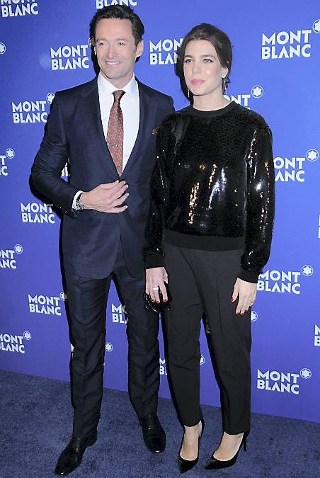 Hugh Jackman og Charlotte Casiraghi