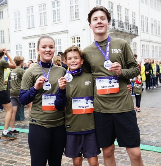 Prinsesse Isabella, prins Vincent og prins Christian