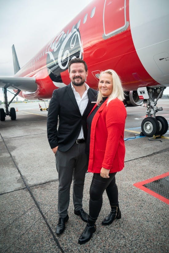 Joakim og Cecilie Schmeichel