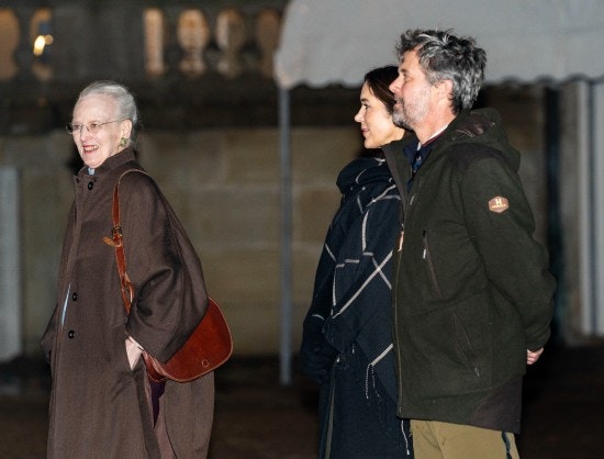 Dronning Margrethe, kronprinsesse Mary og kronprins Frederik