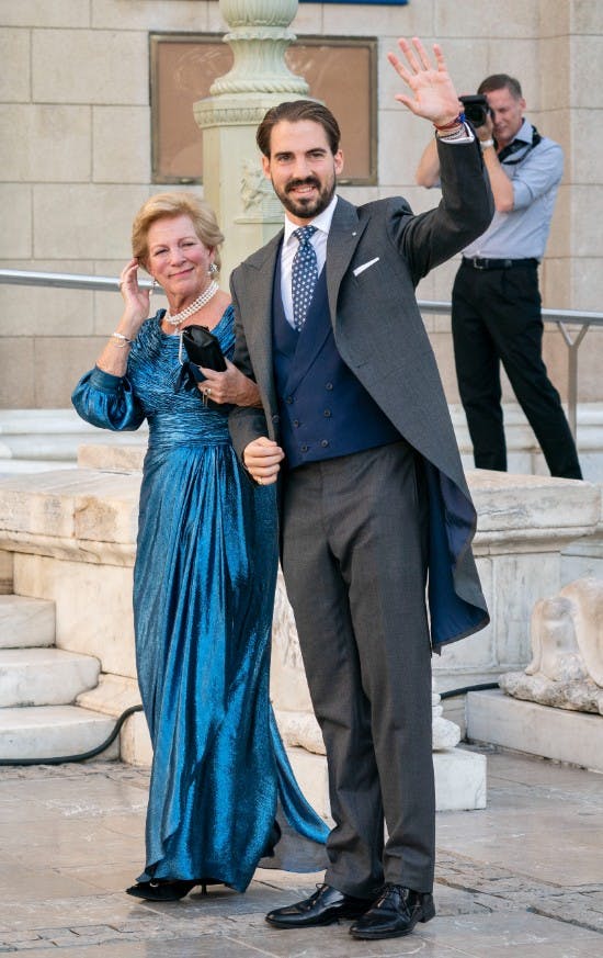 Dronning Anne-Marie og prins Philippos