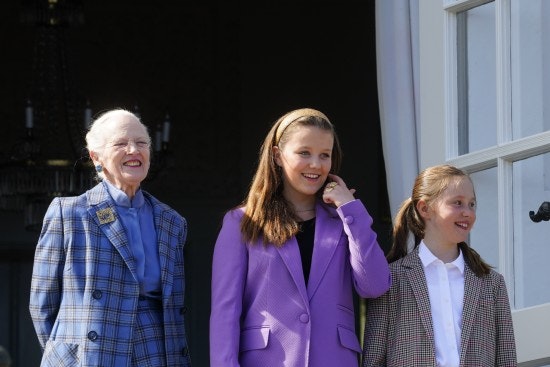 Dronning Margrethe, prinsesse Isabella og prinsesse Josephine