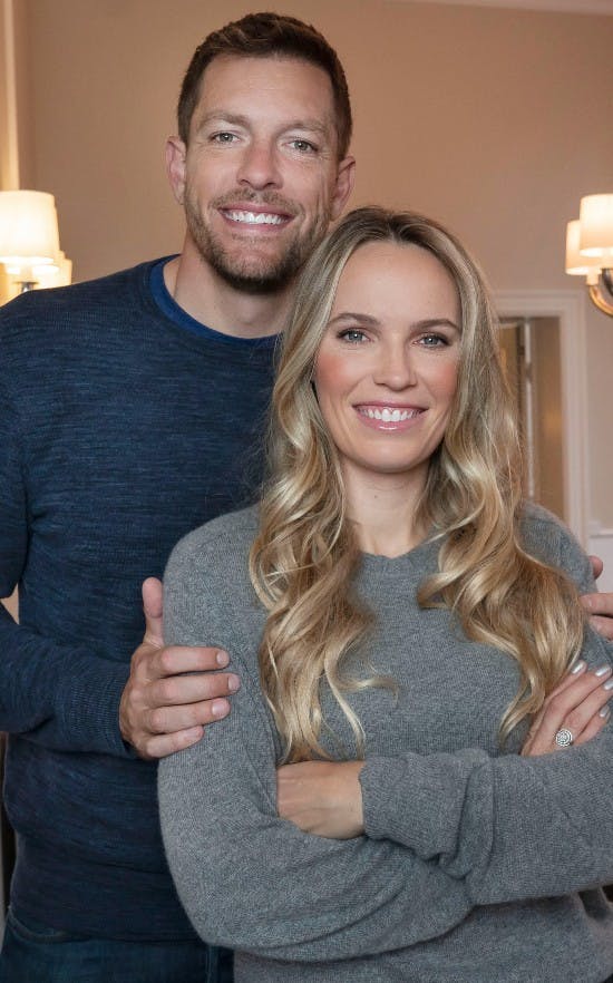 David Lee og Caroline Wozniacki