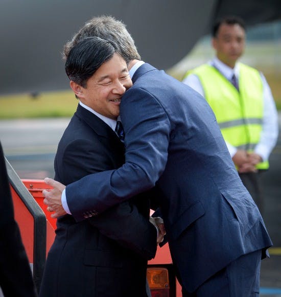 Kejser Naruhito og kronprins Frederik