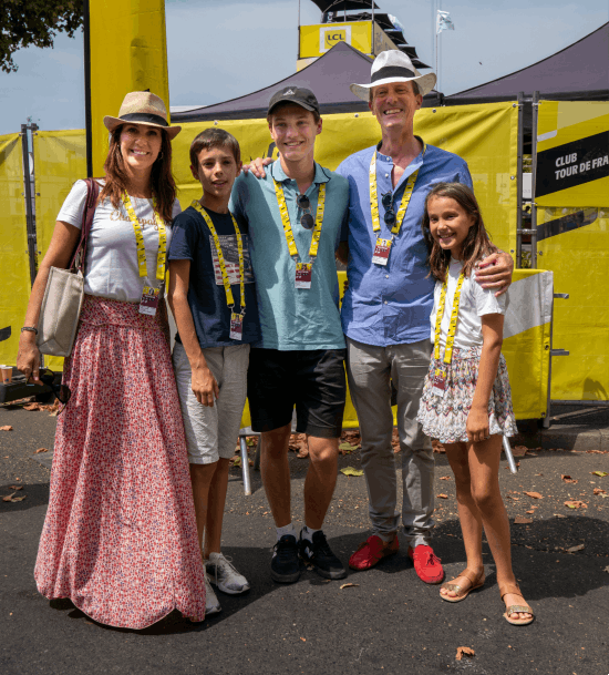 Prinsesse Marie, prins Henrik, prins Felix, prins Joachim og prinsesse Athena