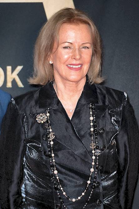 Anni-Frid Lyngstad fotograferet i april 2014.