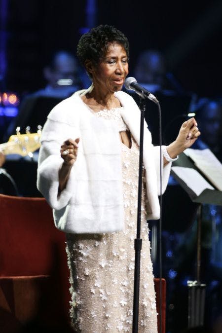 Aretha Franklin i november 2017.