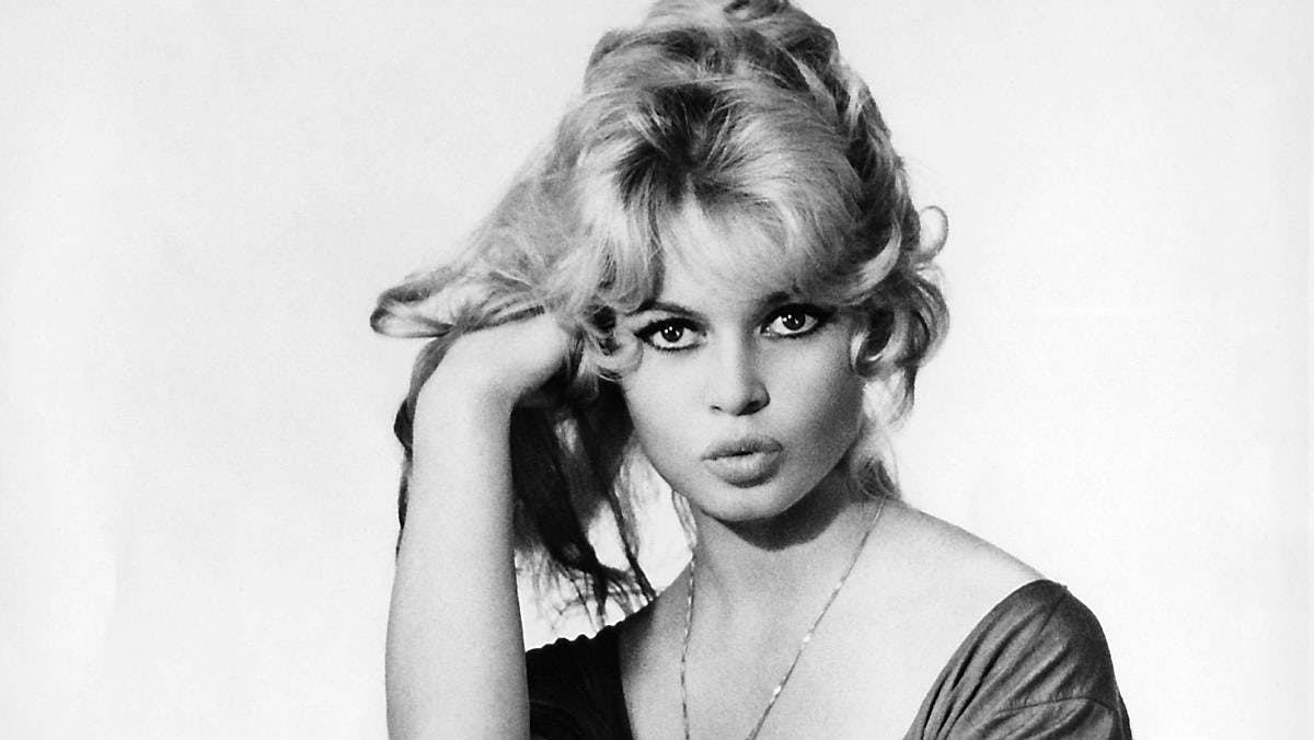 18-årige Brigitte Bardot i 1952.