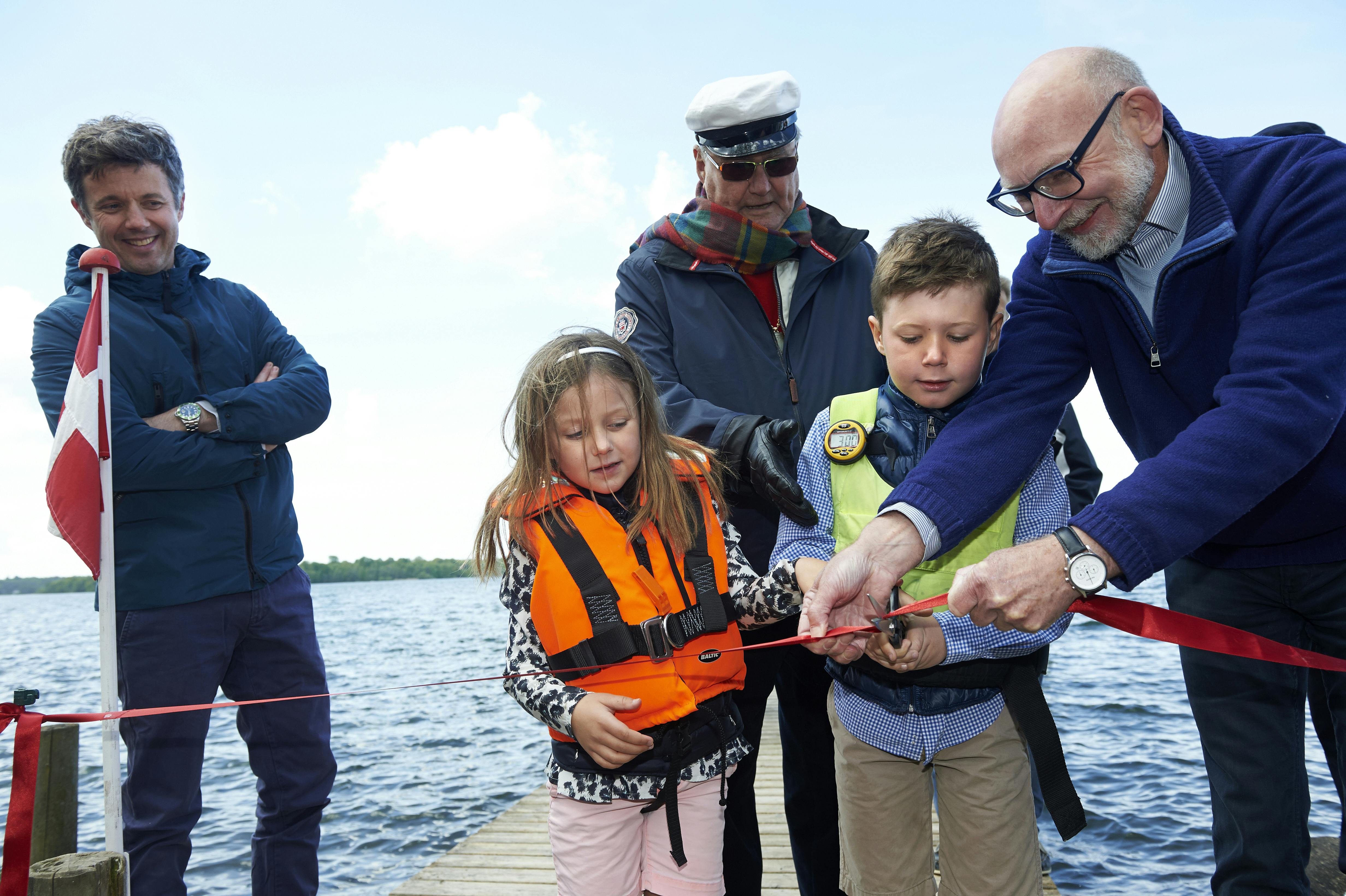 Prinsesse Isabella, prins Christian, kronprins Frederik og prins Henrik