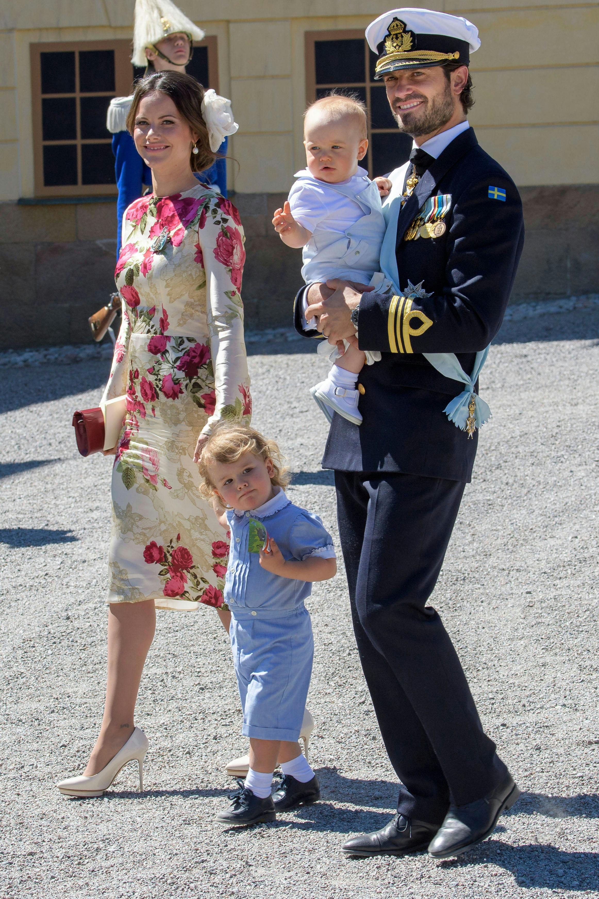 Prins Carl Philip, prinsesse Sofia, prins Alexander og prins Gabriel