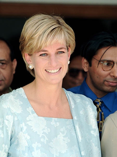 Prinsesse Diana i Pakistan i 1997.