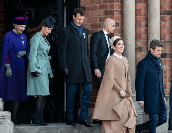 Prinsesse Benedikte, prinsesse Marie, prins Joachim, kronprinsesse Mary og kronprins Frederik