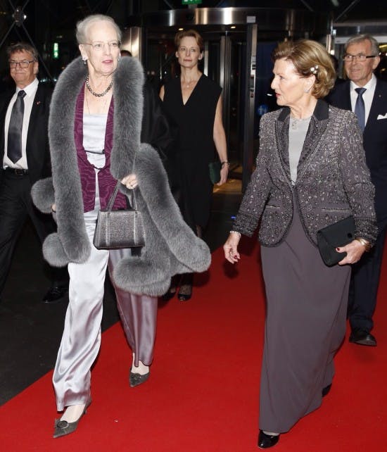 Dronning Margrethe og dronning Sonja