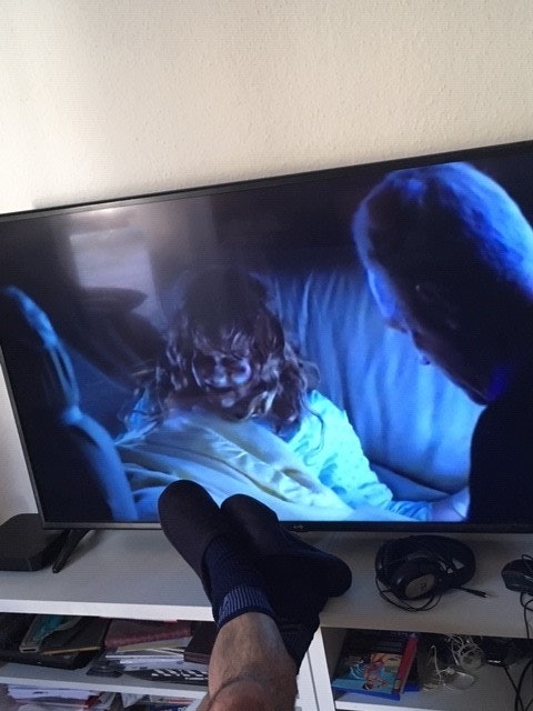 Klassisk scene fra filmen The Exorcist fra 1973