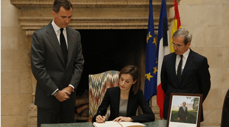 Kong Felipe og dronning Letizia.
