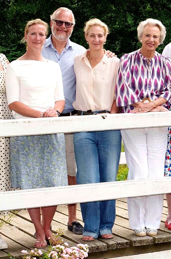 Prinsesse Nathalie, grev Michael, prinsesse Alexandra og prinsesse Benedikte