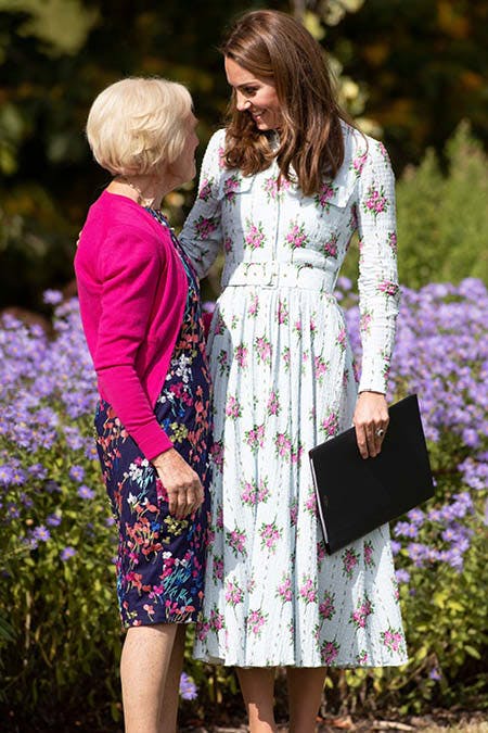 Mary Berry og hertuginde Catherine.