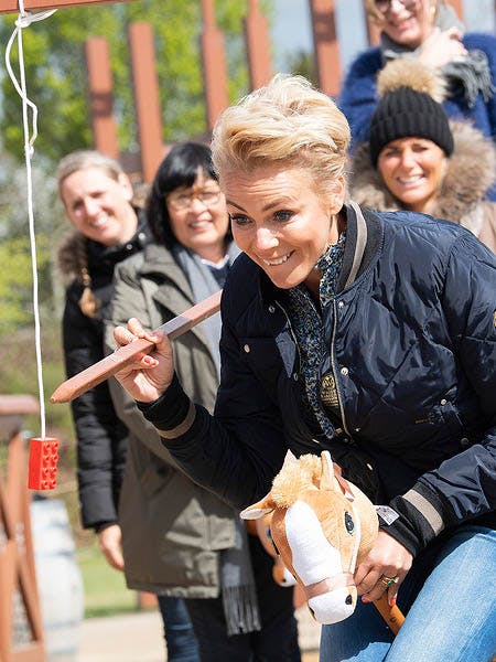 Lene Beier i Legoland.