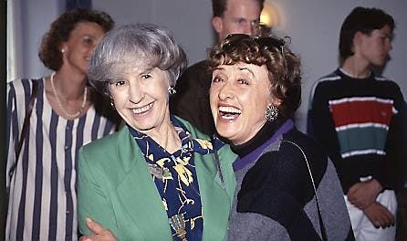 Lise Nørgaard og Vera Gebuhr i 1993.