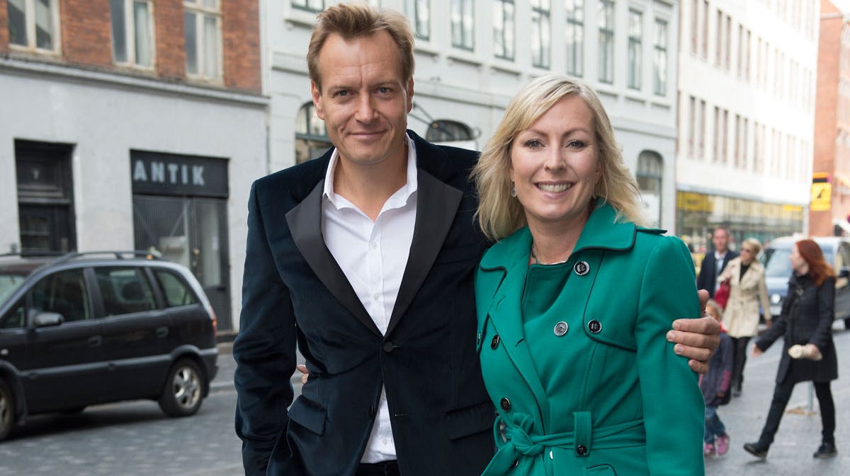 Cecilie Beck og manden Rasmus Tantholdt