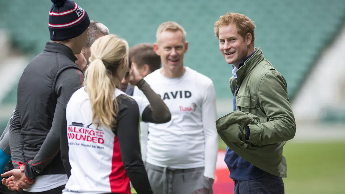 Prins Harrys joke: Min nevø George skal løbe maraton | BILLED-BLADET