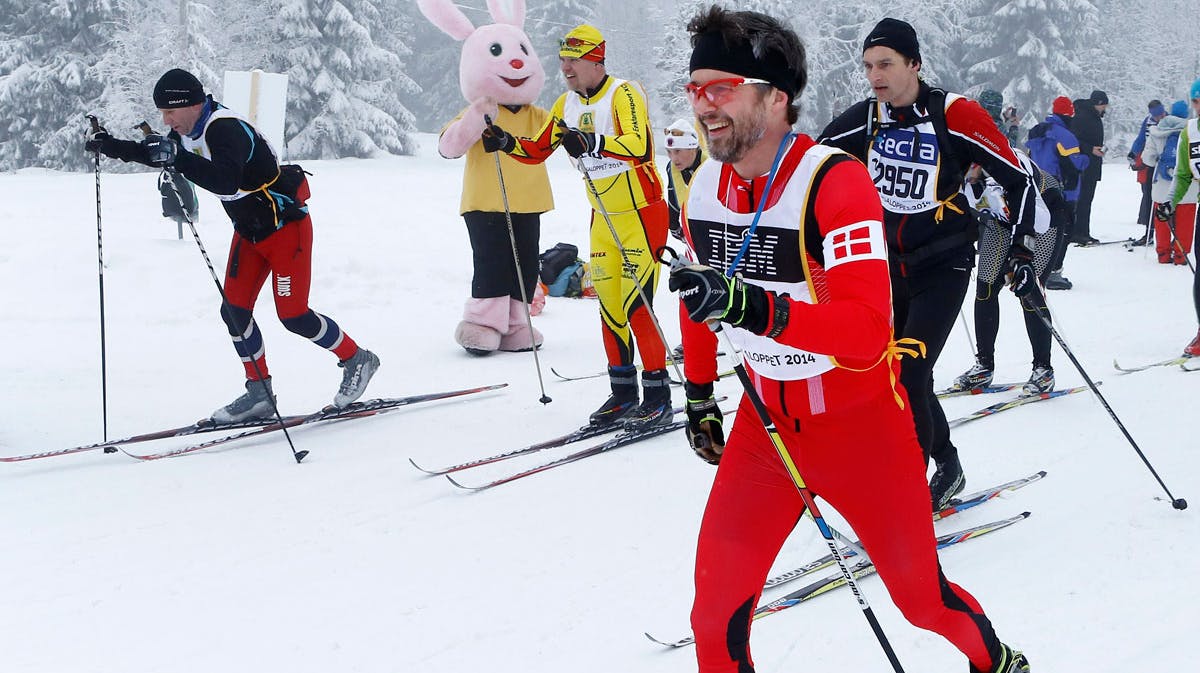 Kronprins Frederik til Vasaloppet i 2014