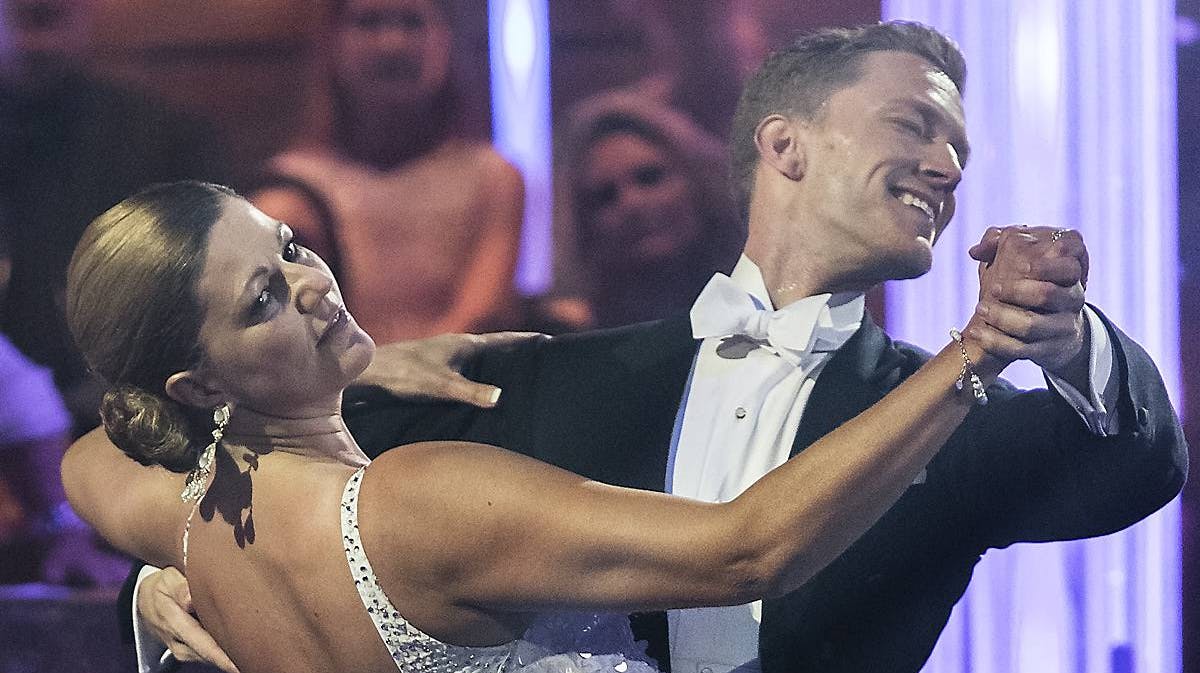 mette blomsterberg med kager til Vild med dans