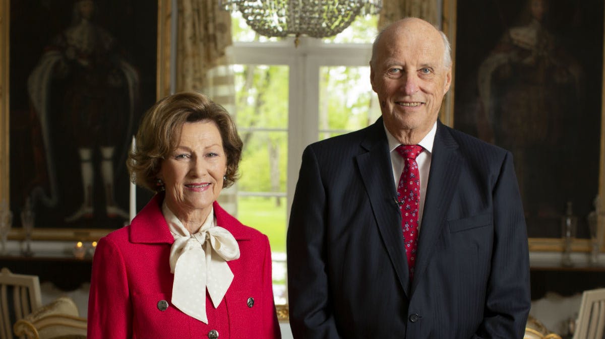 Dronning Sonja og kong Harald. 