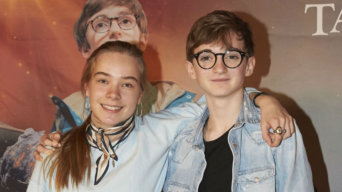 Hovedrollerne i ?Theo og den magiske talisman?