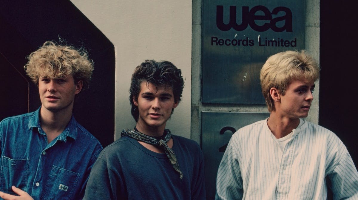 Magne Furuholmen, Morten Harket og Pål Waaktaar-Savoy i a-ha.