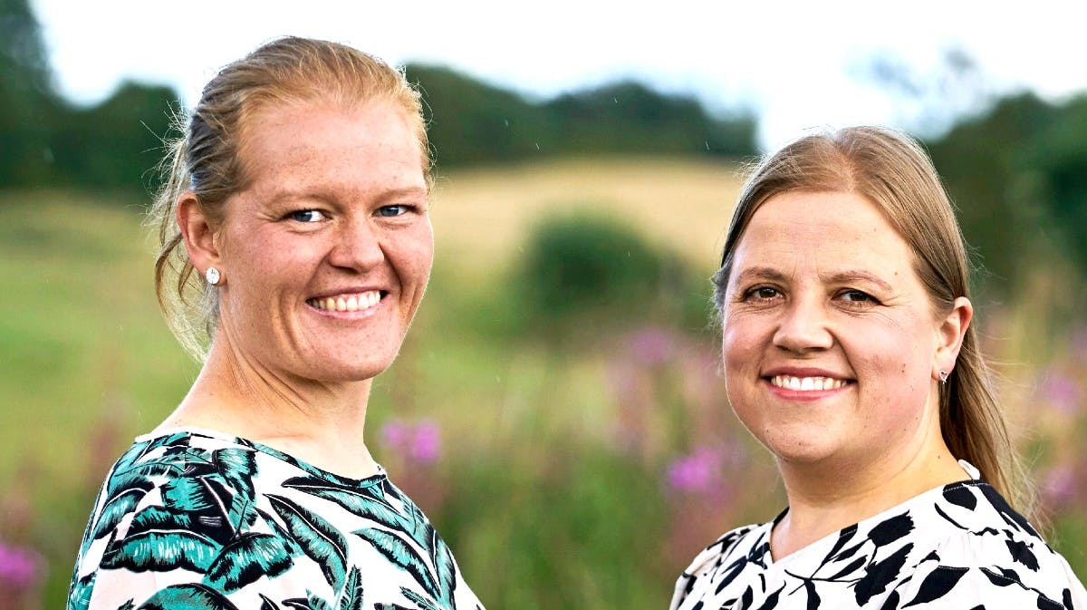 Isabel og Tina fra "Fede Forhold".