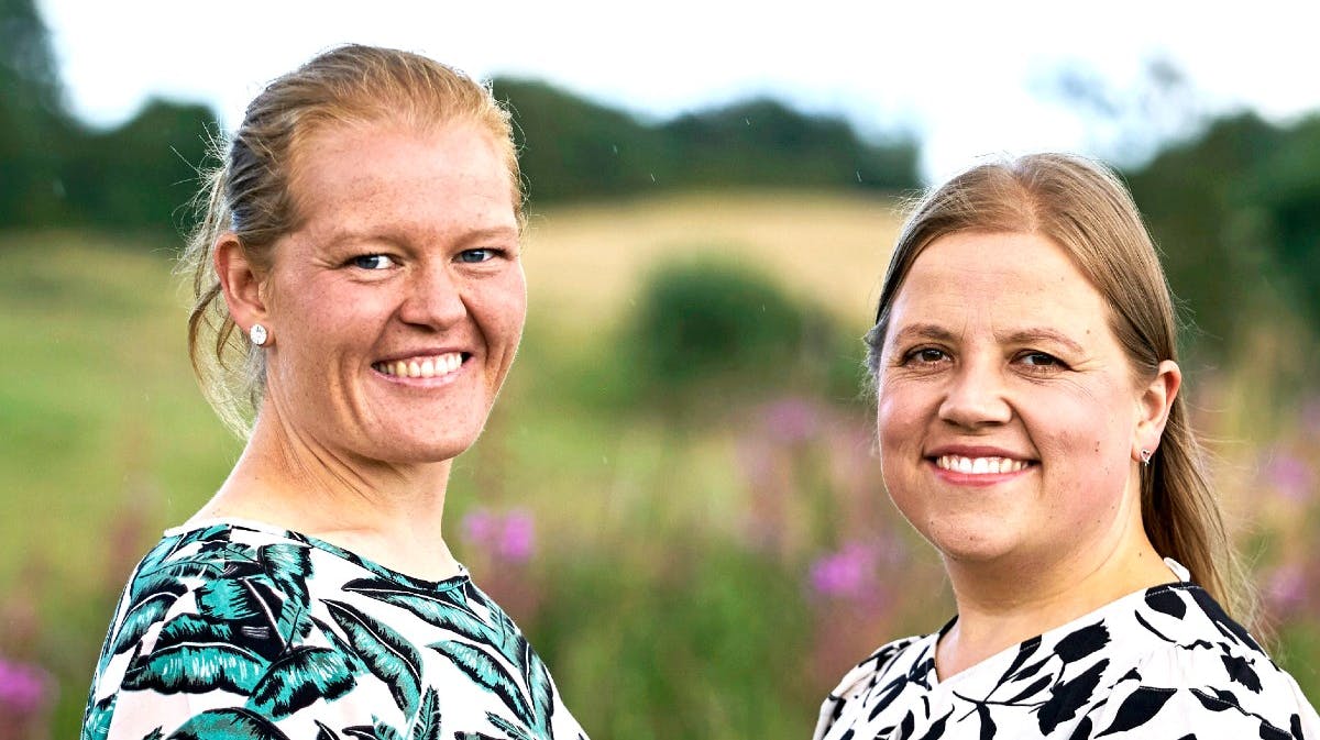 Isabel og Tina fra &quot;Fede Forhold&quot;.